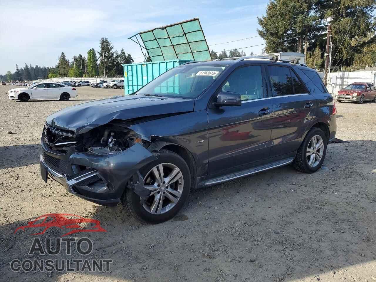 MERCEDES-BENZ M-CLASS 2012 - 4JGDA2EB0CA059709