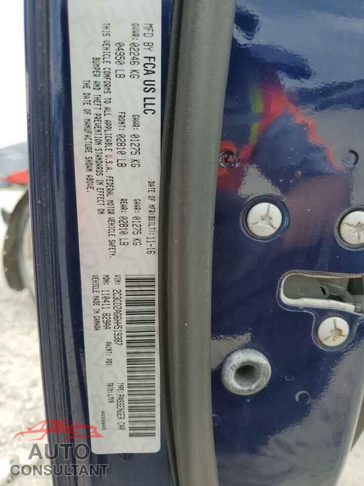 DODGE CHALLENGER 2017 - 2C3CDZAG6HH519387