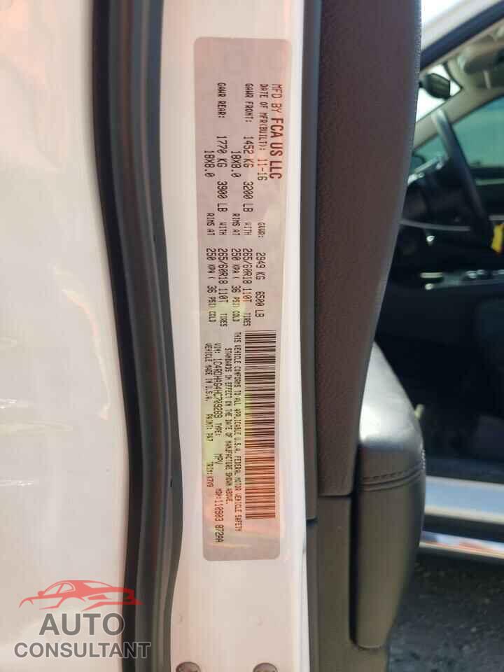 DODGE DURANGO 2017 - 1C4RDHAG4HC709269