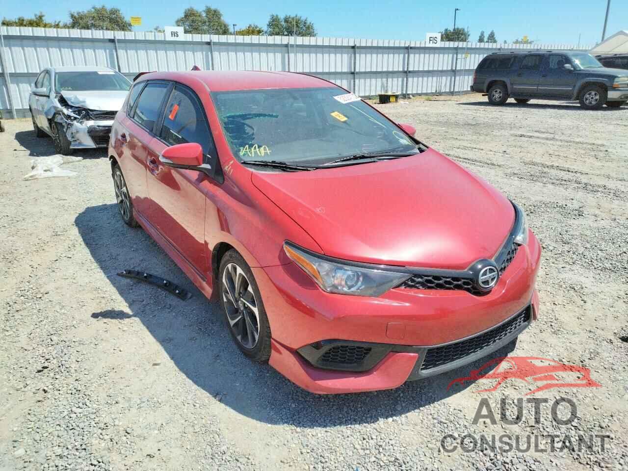 TOYOTA SCION 2016 - JTNKARJE0GJ503189