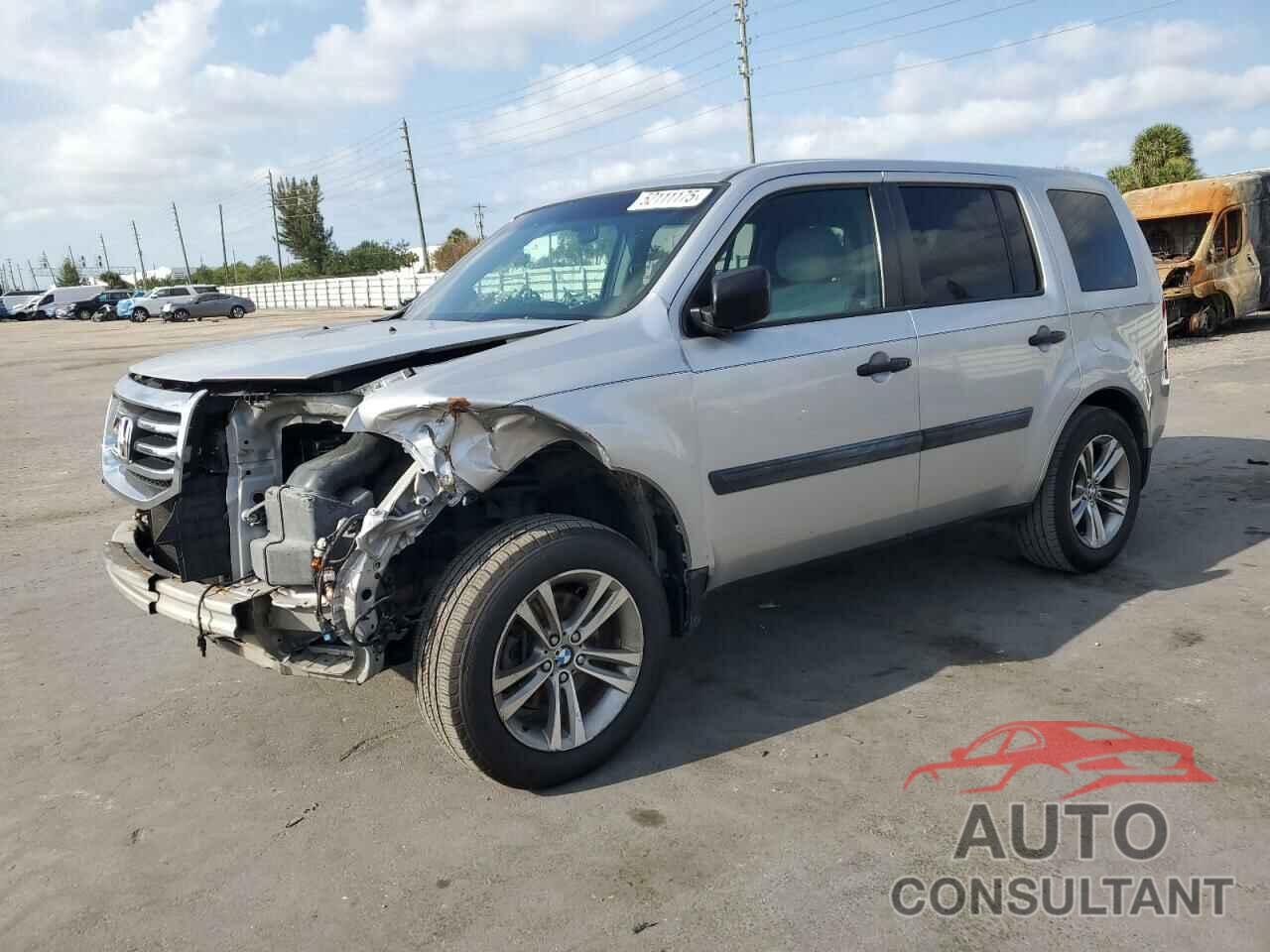 HONDA PILOT 2012 - 5FNYF3H28CB003324