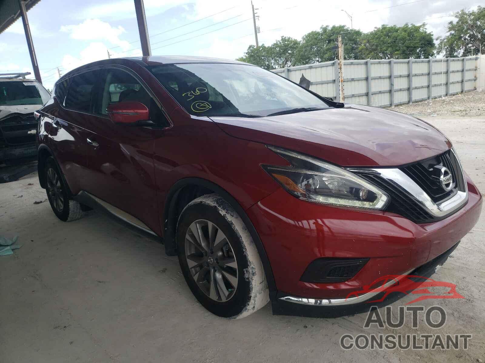 NISSAN MURANO 2018 - 5N1AZ2MG2JN196990