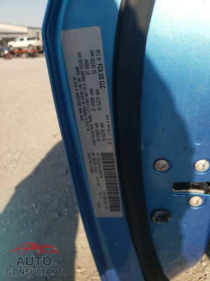 DODGE CHALLENGER 2018 - 2C3CDZAG2JH305146