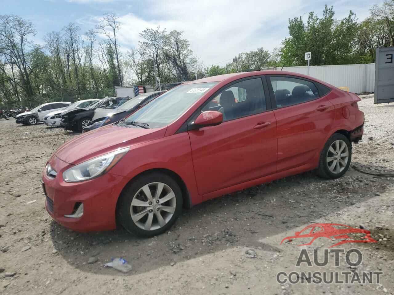 HYUNDAI ACCENT 2012 - KMHCU4AE5CU180992