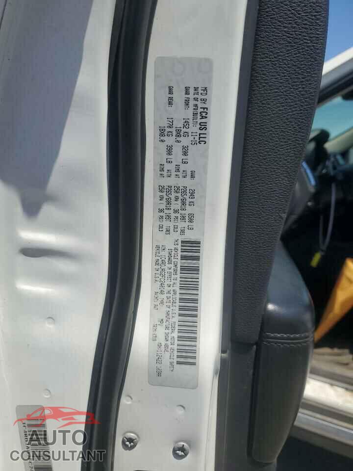 DODGE DURANGO 2015 - 1C4RDJAG2FC240140