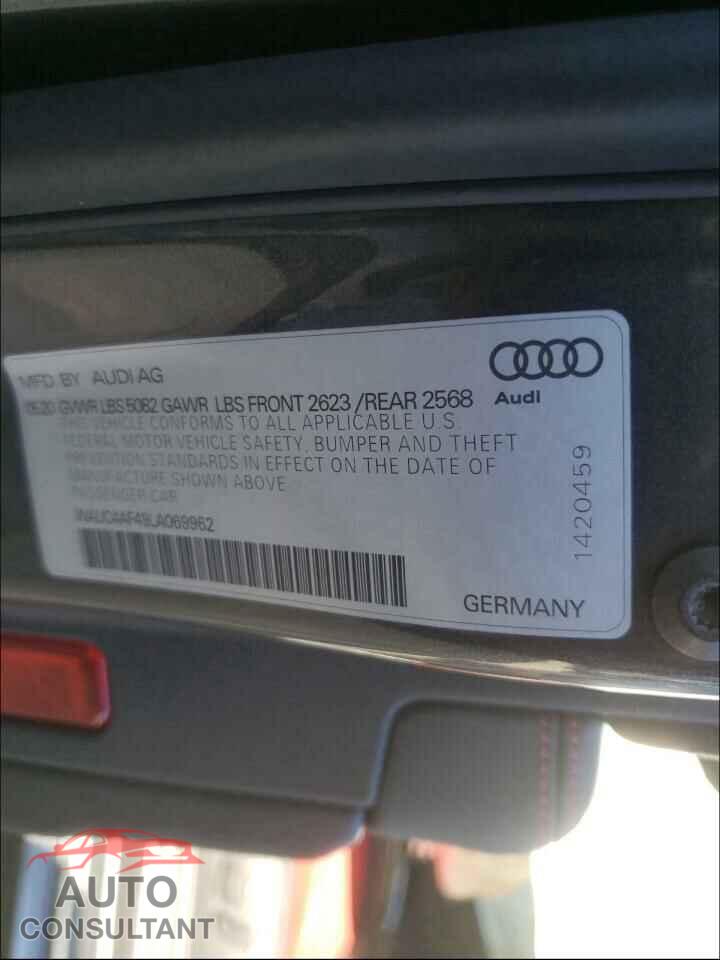 AUDI S4/RS4 2020 - WAUC4AF49LA069962