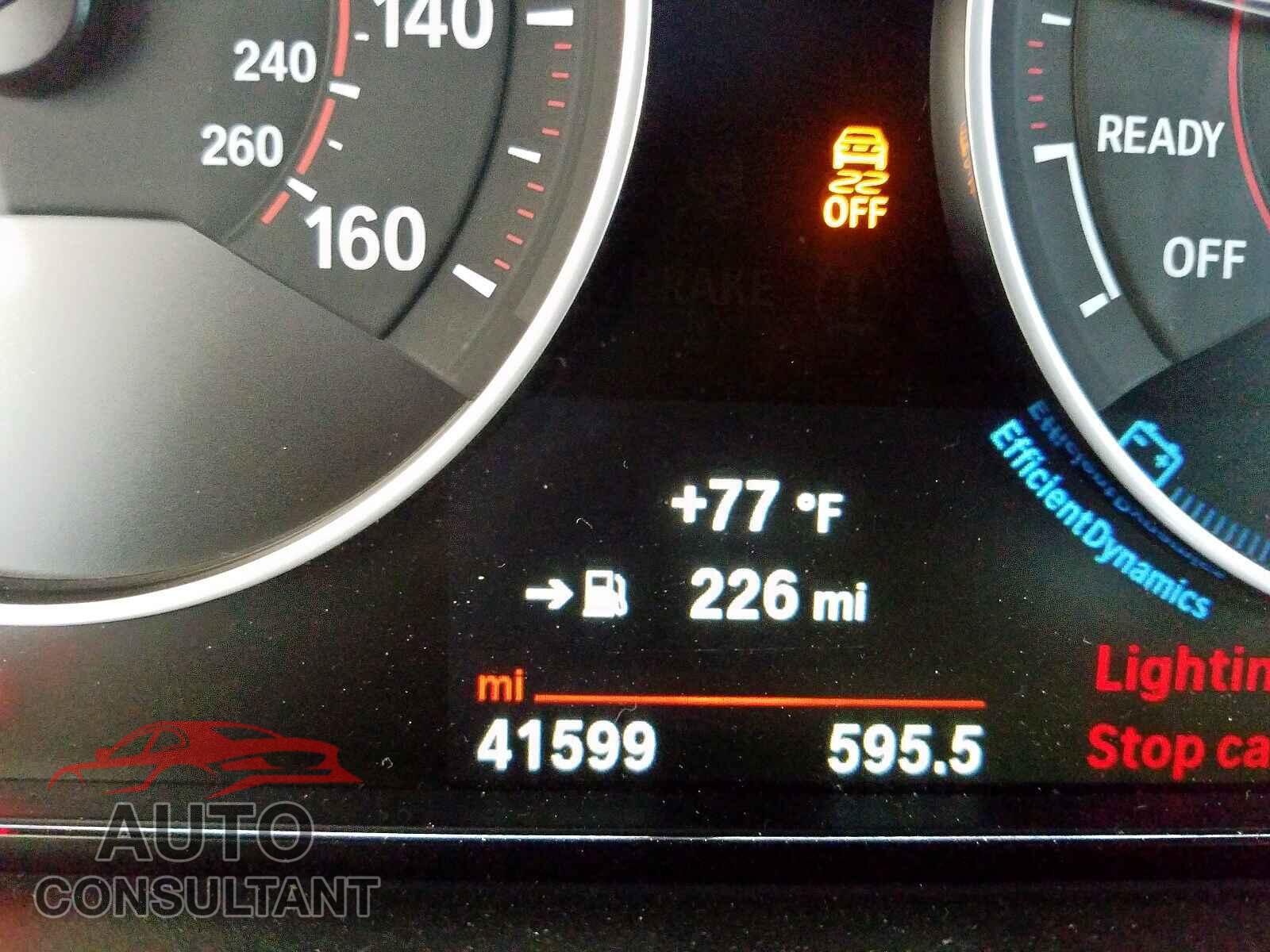 BMW 3 SERIES 2016 - WBA8E9G54GNT42619