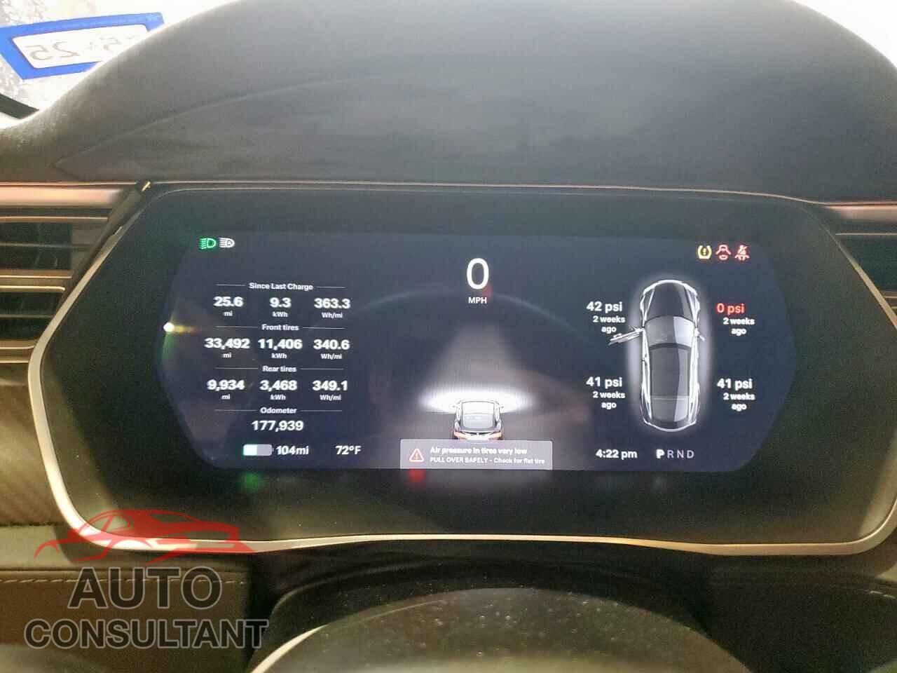 TESLA MODEL S 2015 - 5YJSA1V42FF099308