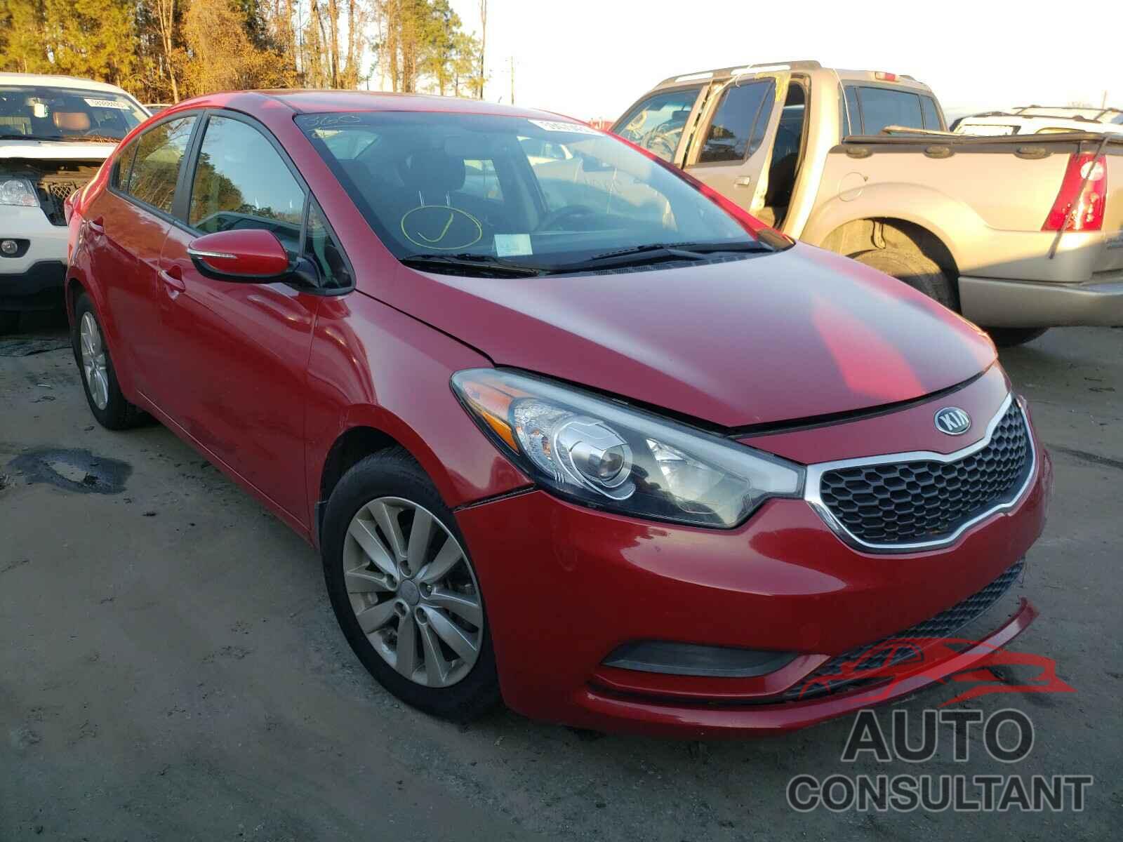 KIA FORTE 2016 - KNAFX4A60G5470474