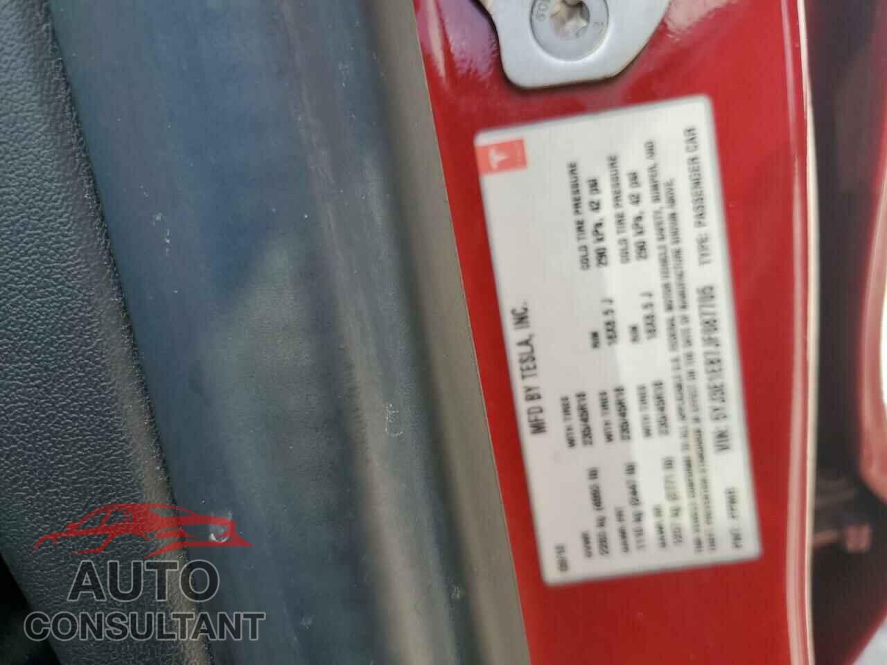 TESLA MODEL 3 2018 - 5YJ3E1EB7JF087705