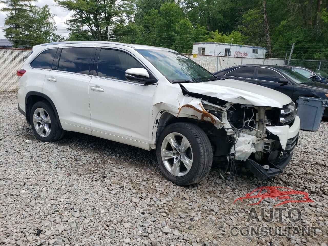 TOYOTA HIGHLANDER 2017 - 5TDDZRFH1HS454615