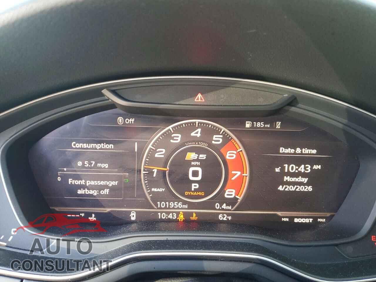 AUDI S5/RS5 2018 - WAUC4CF53JA030656