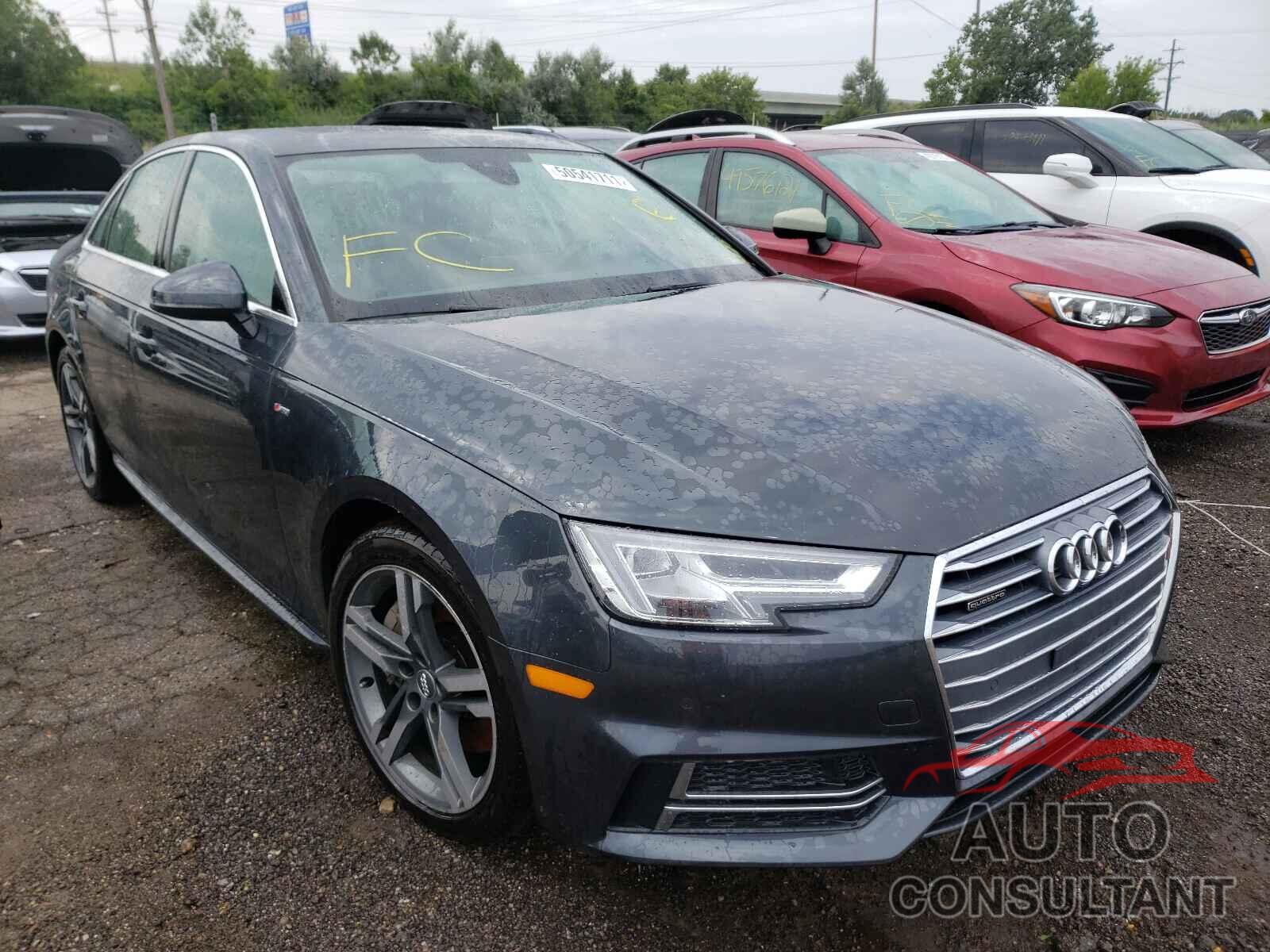 AUDI A4 2018 - WAUENAF43JN017576