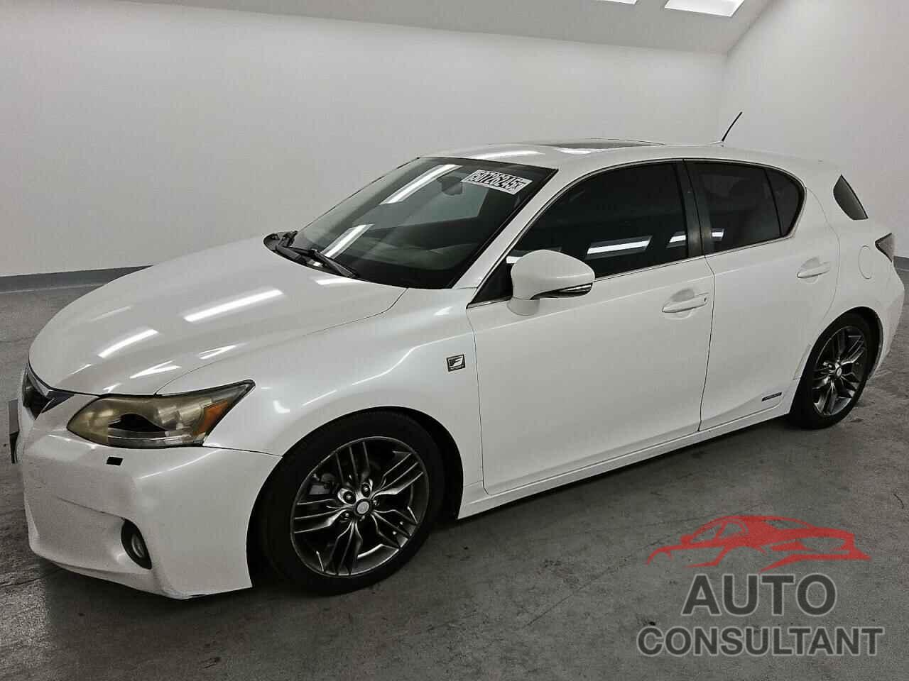 LEXUS CT 200 2012 - JTHKD5BH3C2050234