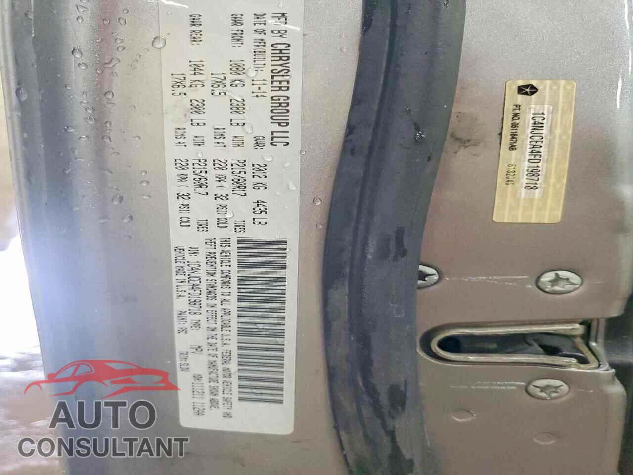 JEEP COMPASS 2015 - 1C4NJCEA4FD198718