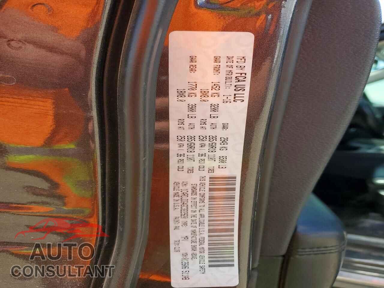 DODGE DURANGO 2016 - 1C4RDJDG4GC322920