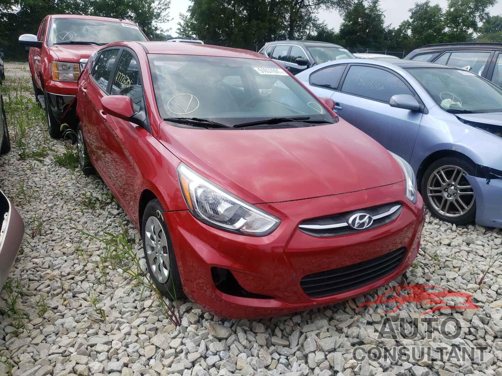 HYUNDAI ACCENT 2016 - KMHCT5AE8GU274105