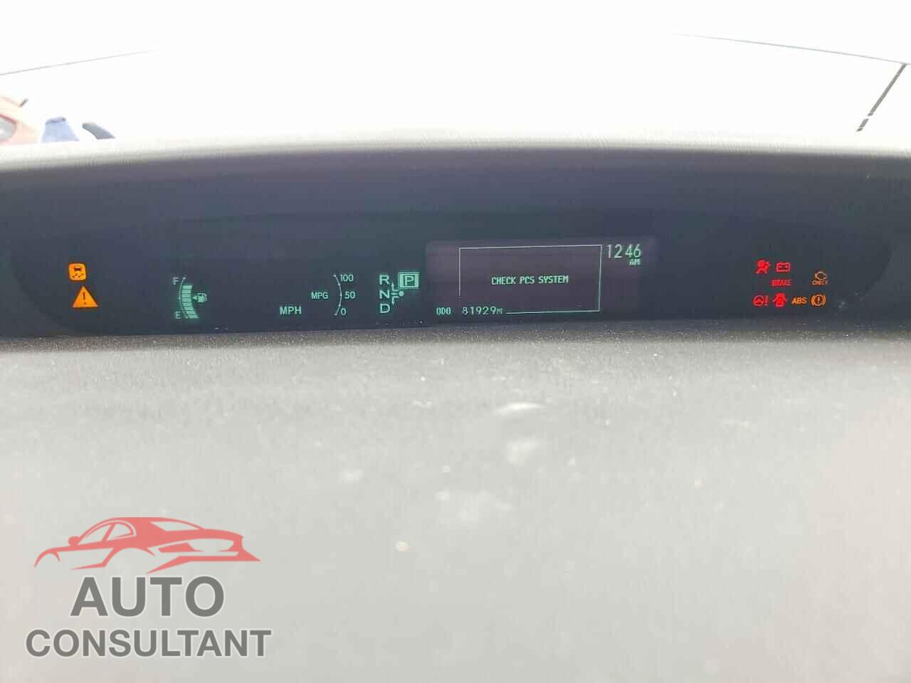 TOYOTA PRIUS 2012 - JTDKN3DP9C3024979