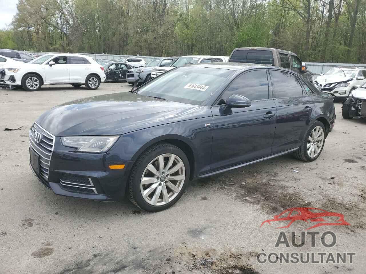 AUDI A4 2018 - WAUKMAF49JA041250