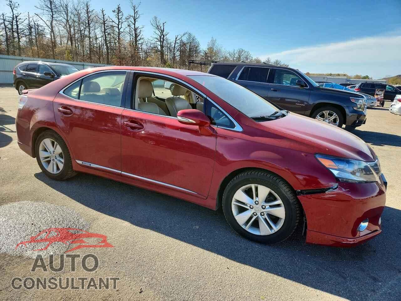 LEXUS HS 2012 - JTHBB1BA3C2049182