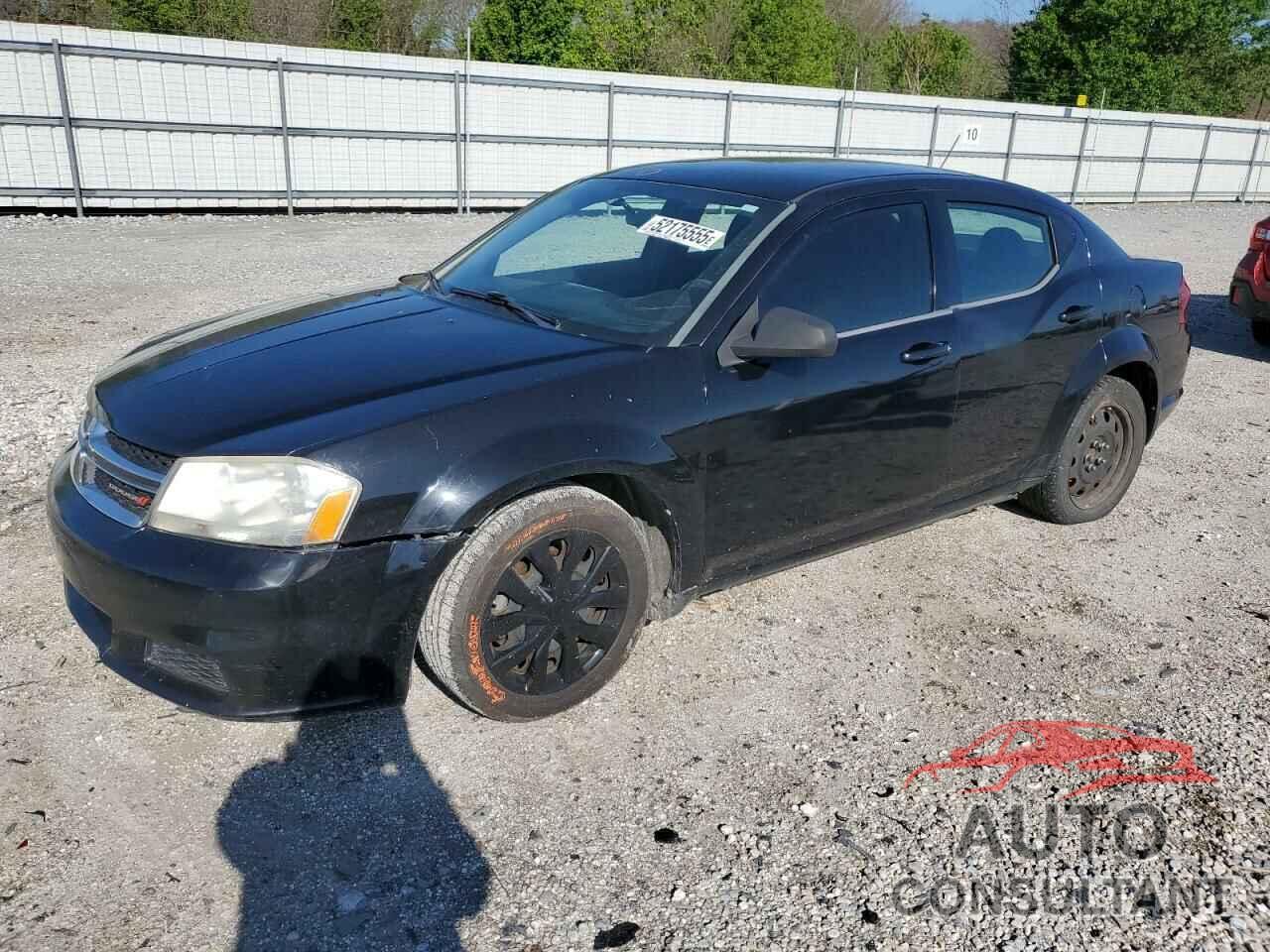 DODGE AVENGER 2013 - 1C3CDZAB8DN654165