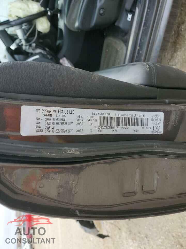 DODGE DURANGO 2019 - 1C4SDJCT9KC535595