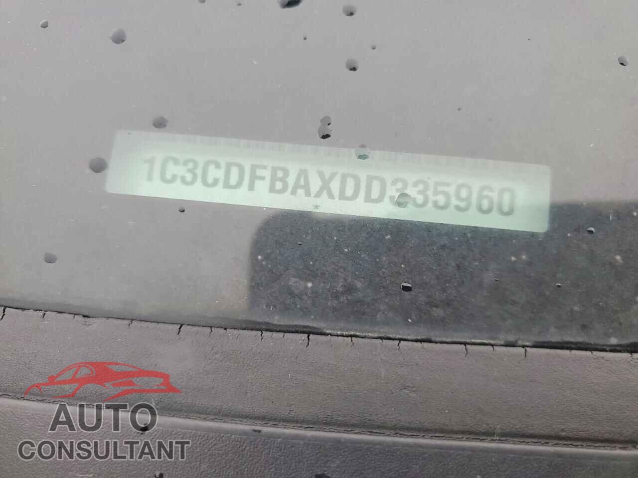 DODGE DART 2013 - 1C3CDFBAXDD335960