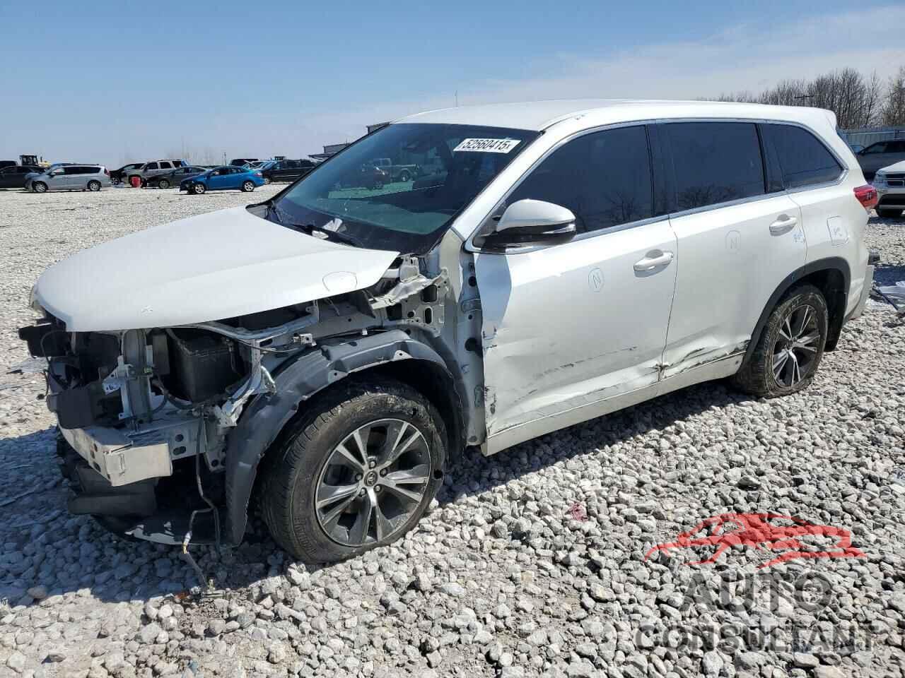 TOYOTA HIGHLANDER 2017 - 5TDZARFHXHS027964