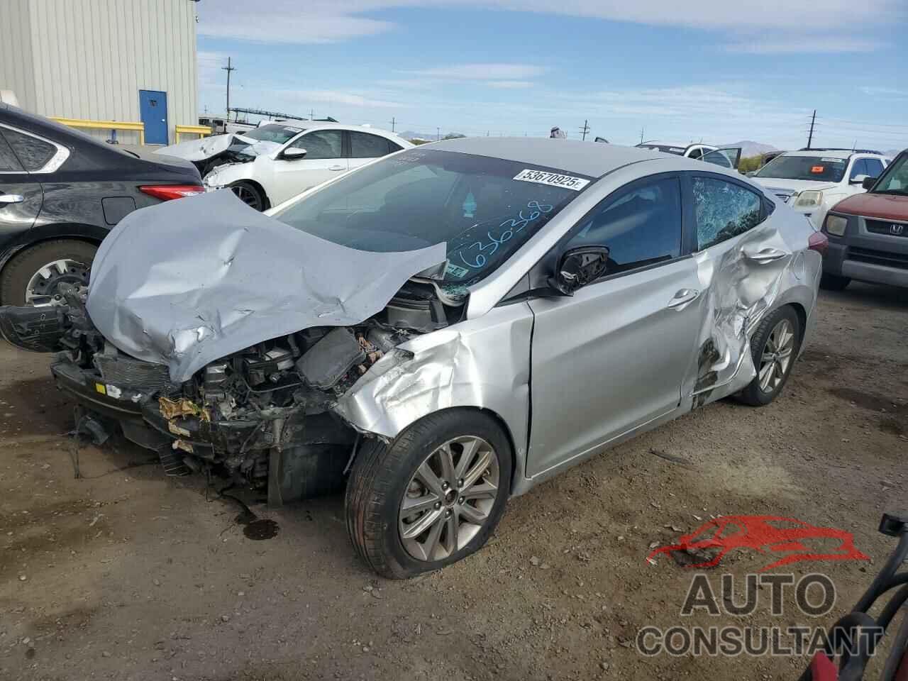 HYUNDAI ELANTRA 2015 - 5NPDH4AE3FH636368