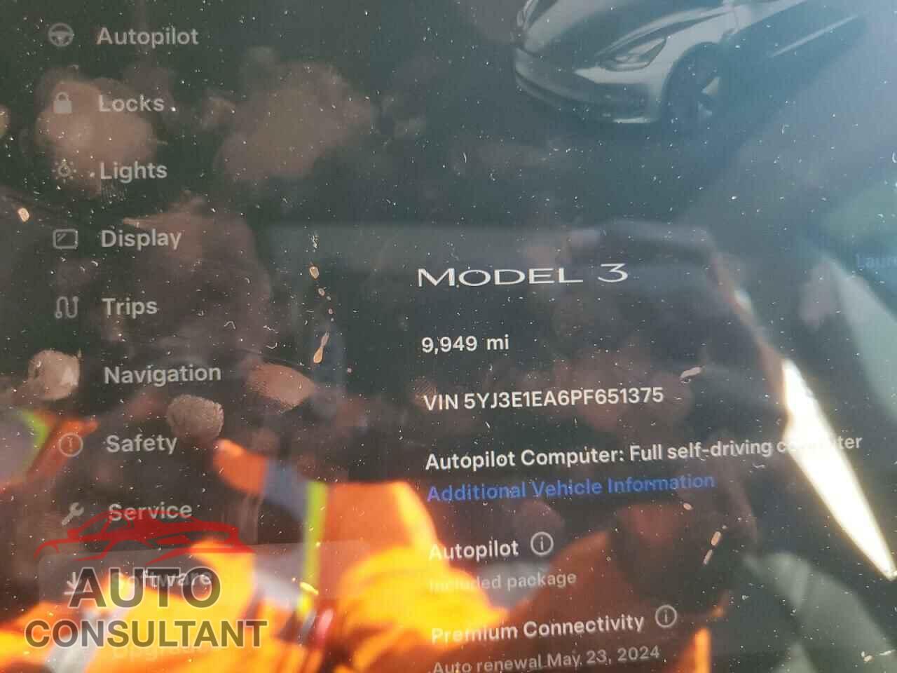 TESLA MODEL 3 2023 - 5YJ3E1EA6PF651375