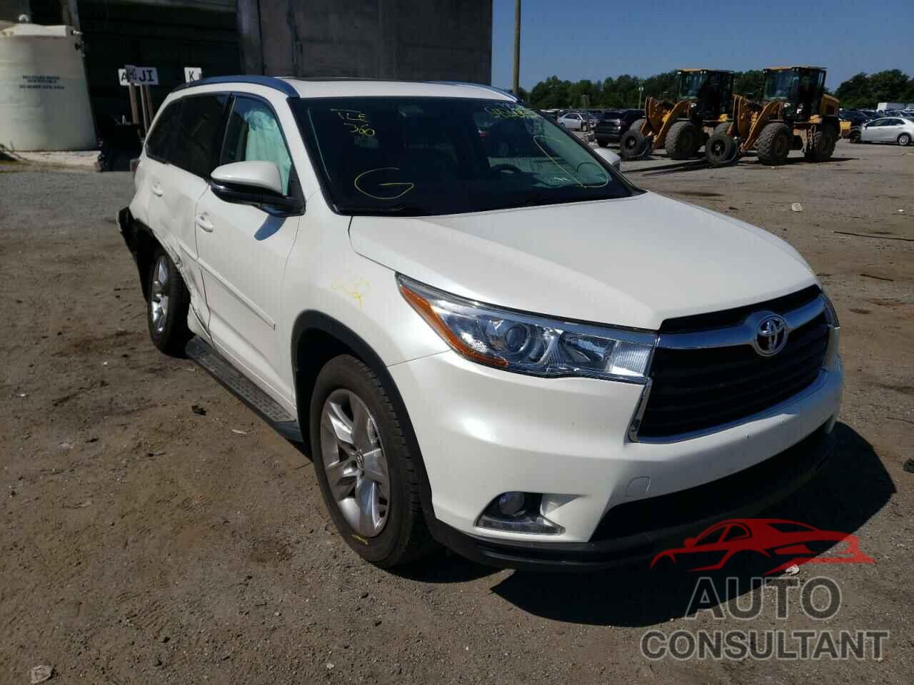 TOYOTA HIGHLANDER 2016 - 5TDDKRFH7GS259458
