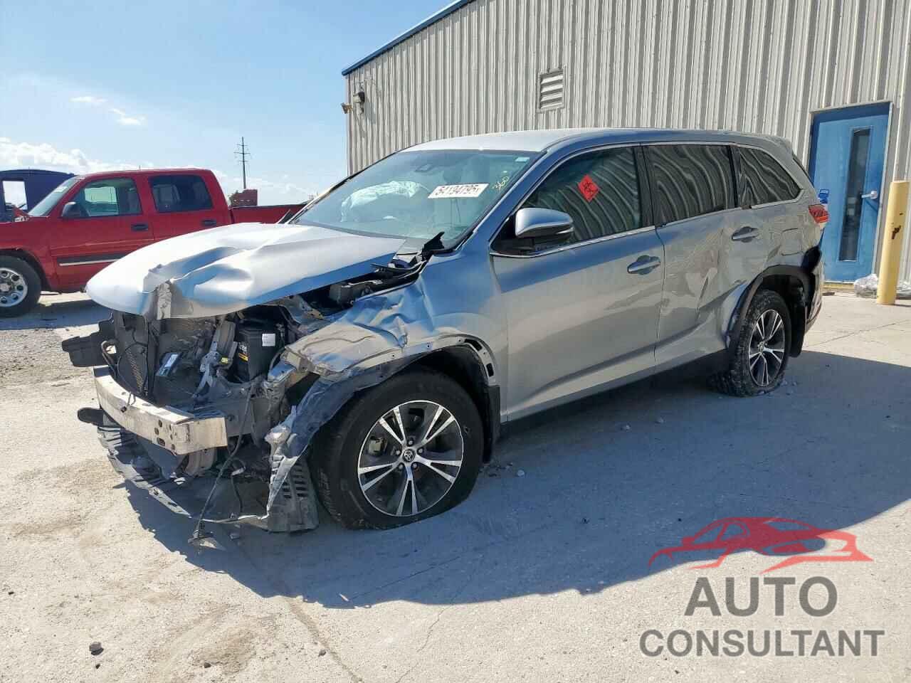 TOYOTA HIGHLANDER 2019 - 5TDZZRFH0KS368998