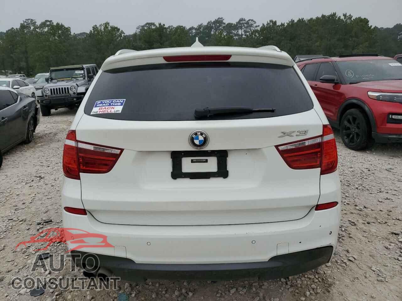BMW X3 2016 - 5UXWZ7C54G0M83761