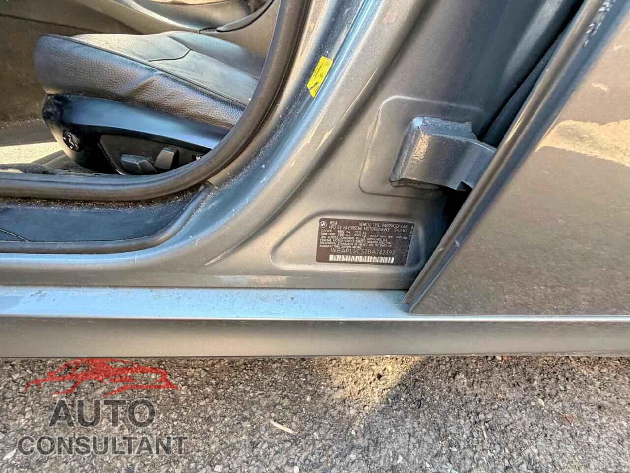 BMW 3 SERIES 2011 - WBAPL5C57BA742397