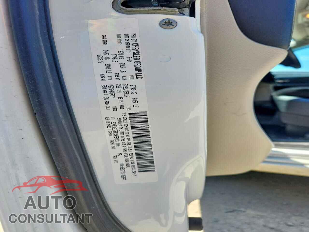 DODGE CARAVAN 2014 - 2C4RDGCG8ER429493