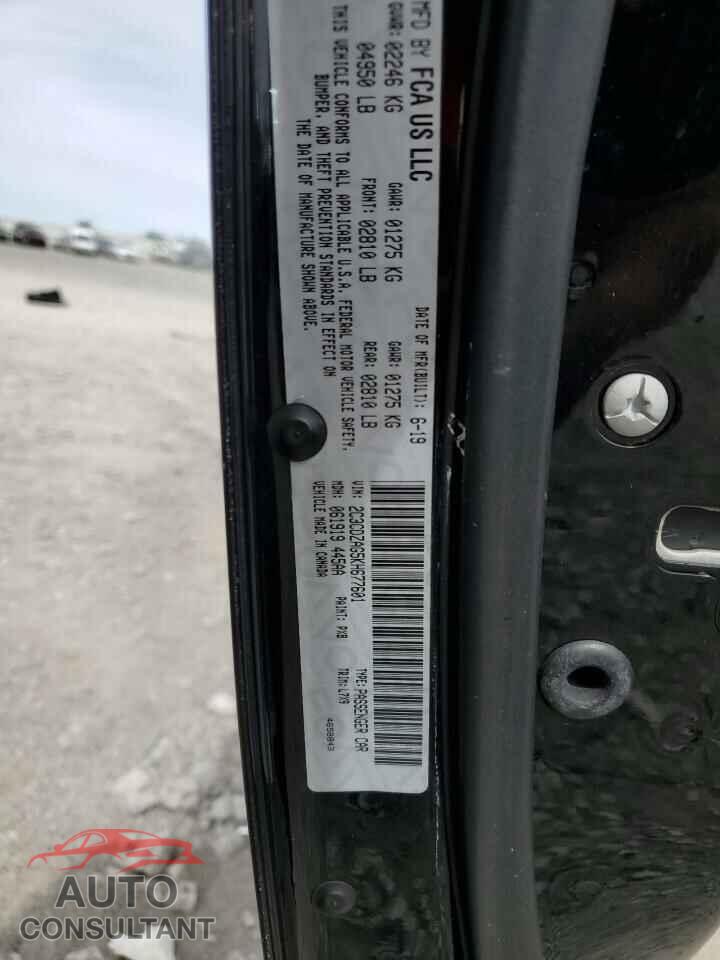 DODGE CHALLENGER 2019 - 2C3CDZAG5KH677601