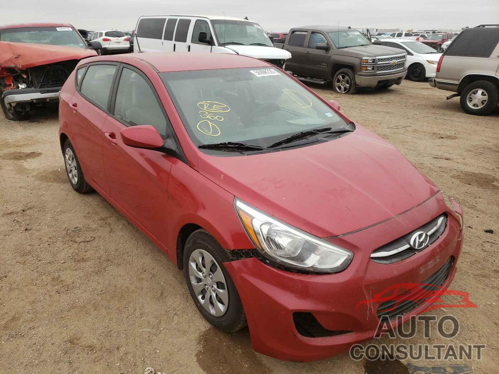 HYUNDAI ACCENT 2017 - KMHCT5AE6HU310312