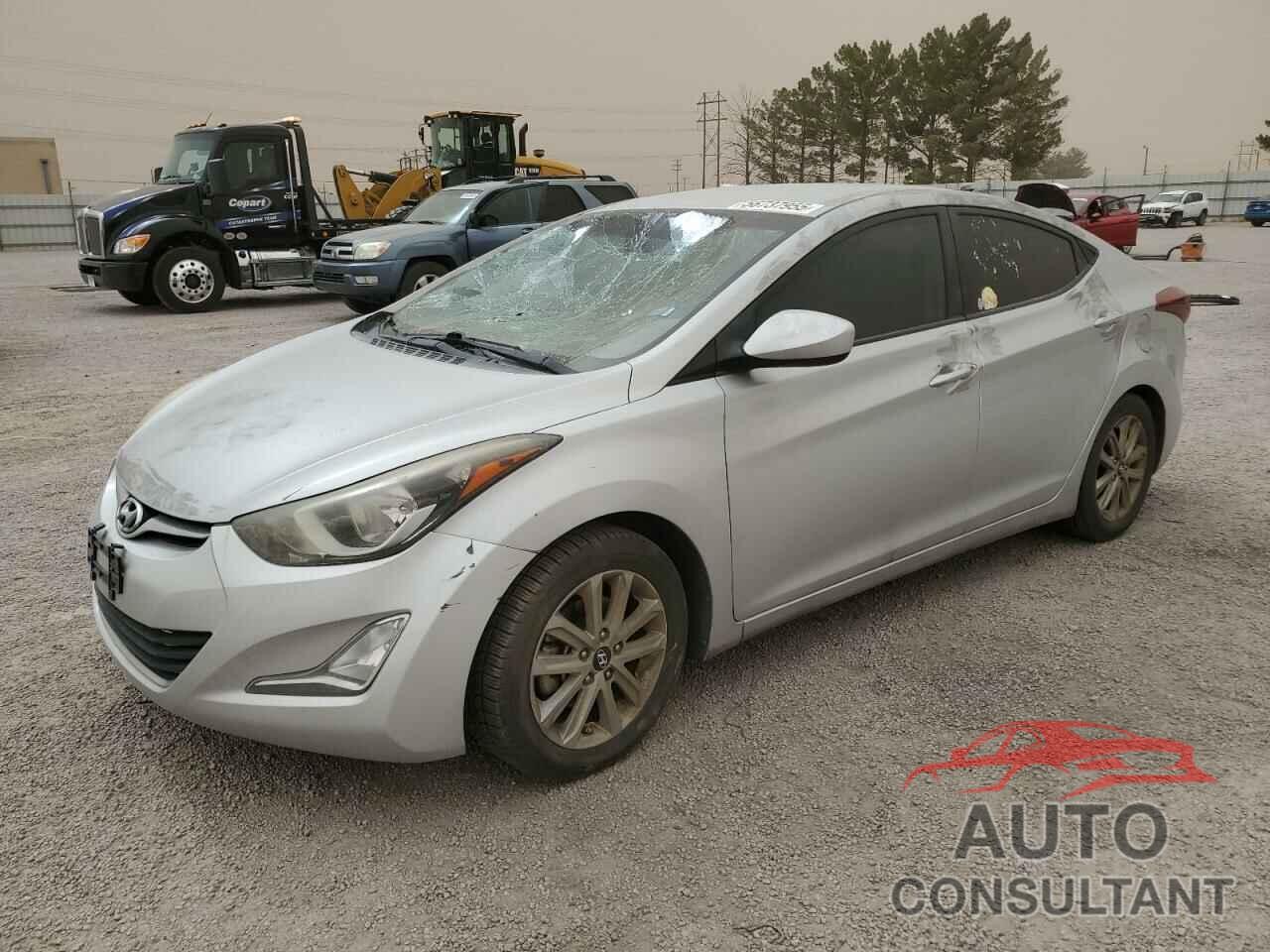 HYUNDAI ELANTRA 2014 - KMHDH4AE4EU166500