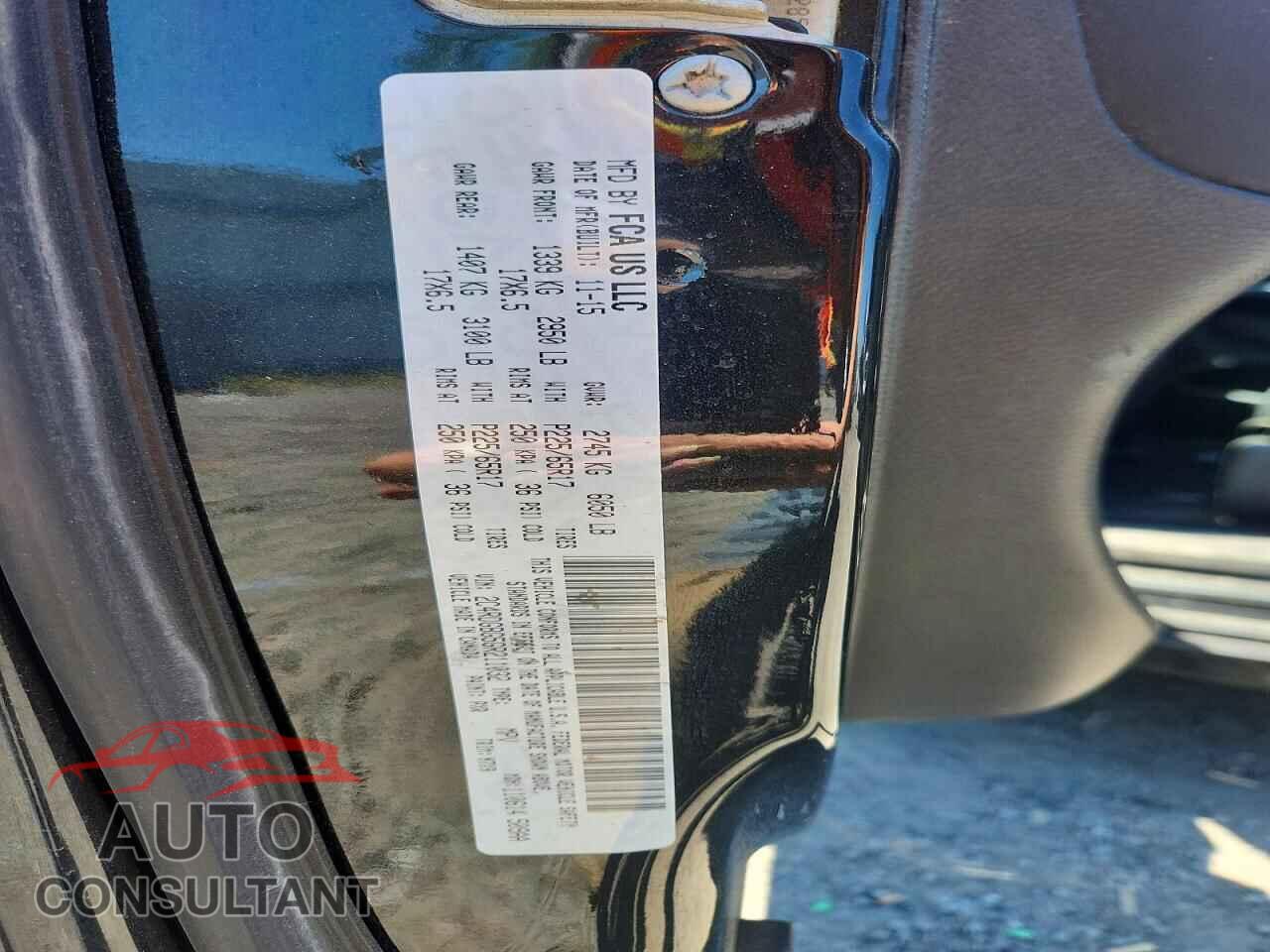 DODGE CARAVAN 2016 - 2C4RDGBG5GR211032