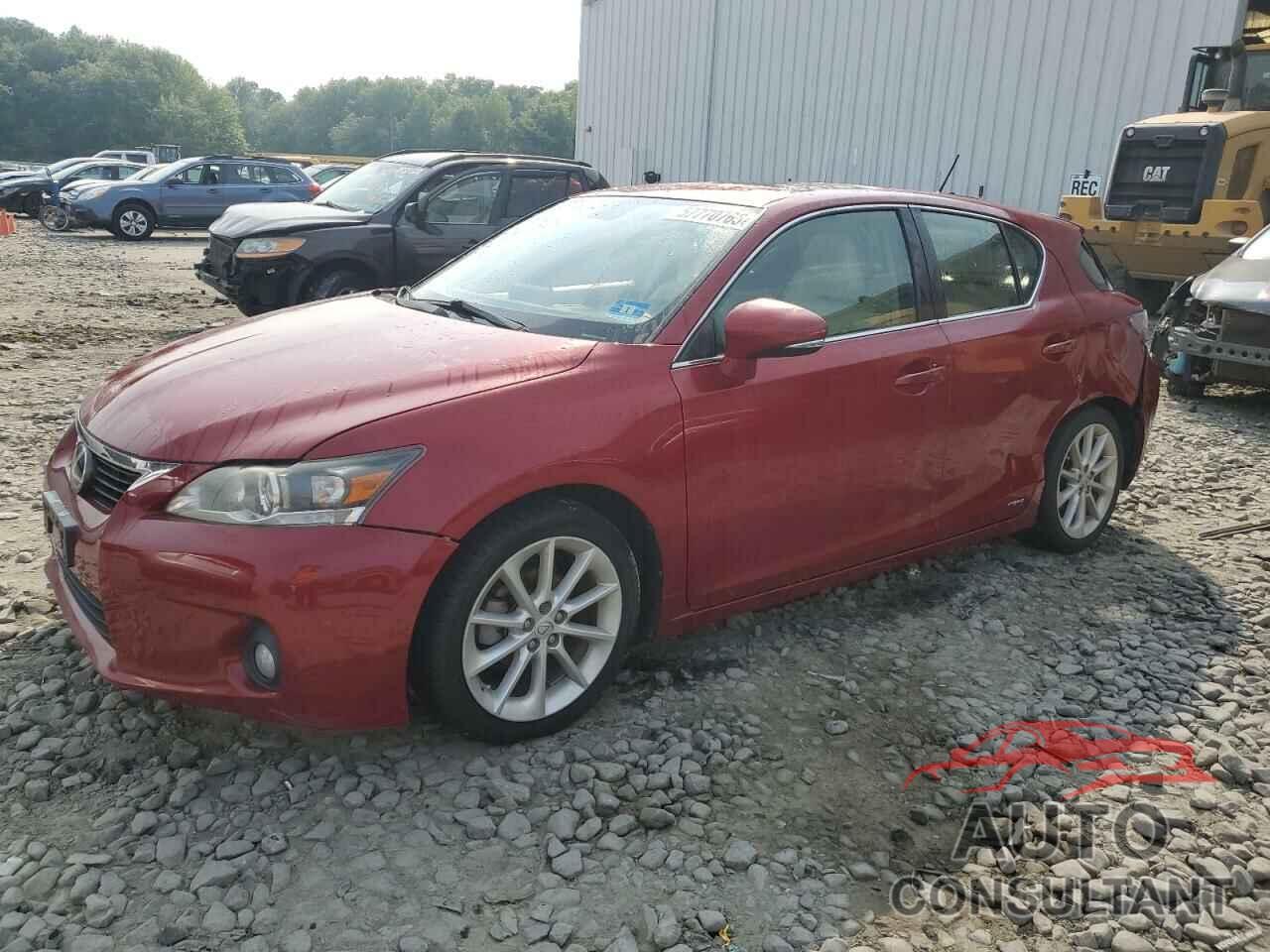 LEXUS CT 200 2013 - JTHKD5BH7D2162309