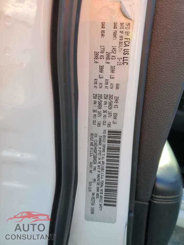 DODGE DURANGO 2015 - 1C4RDHAG0FC880520