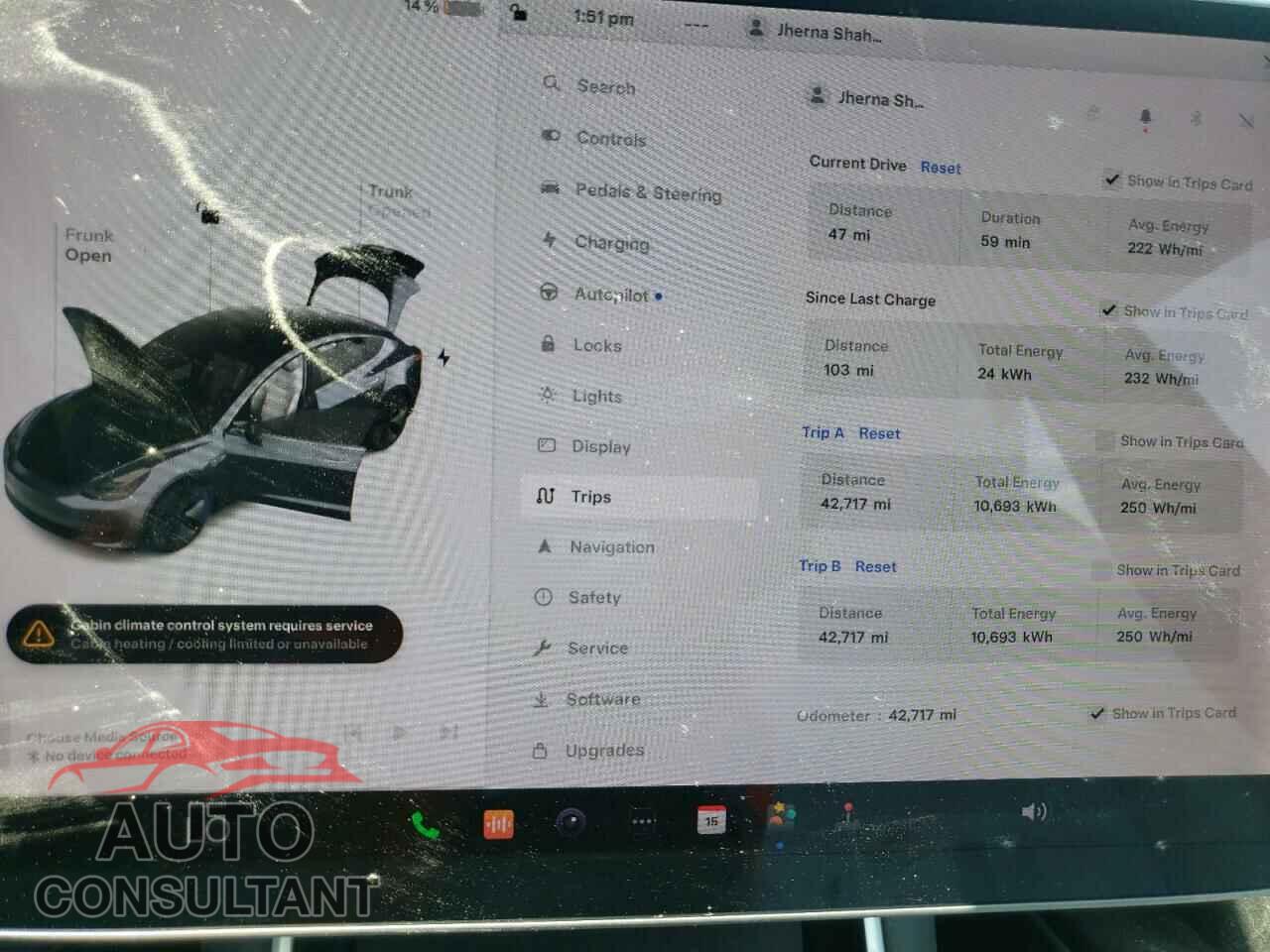 TESLA MODEL 3 2020 - 5YJ3E1EAXLF591112