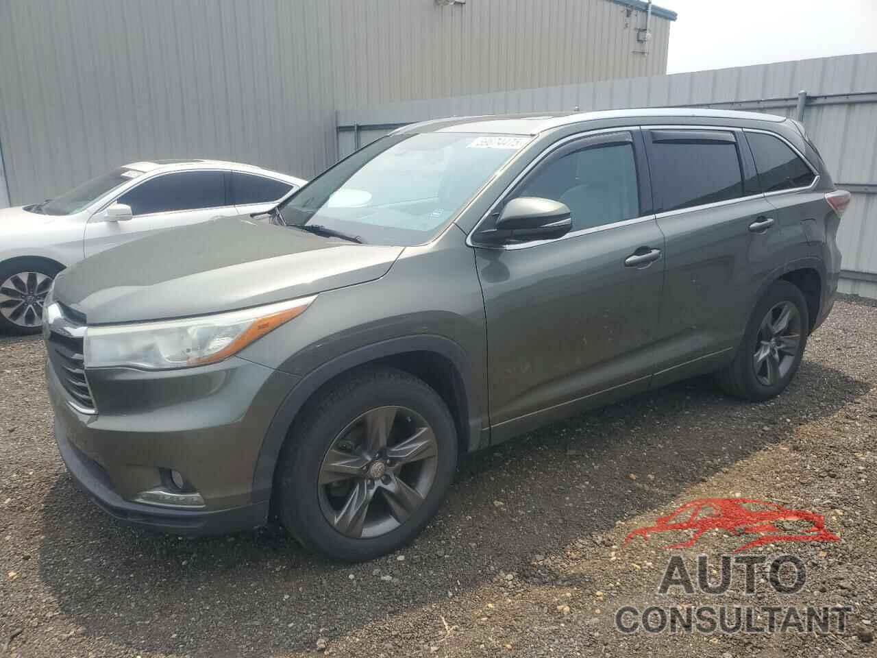 TOYOTA HIGHLANDER 2014 - 5TDYKRFH8ES010956