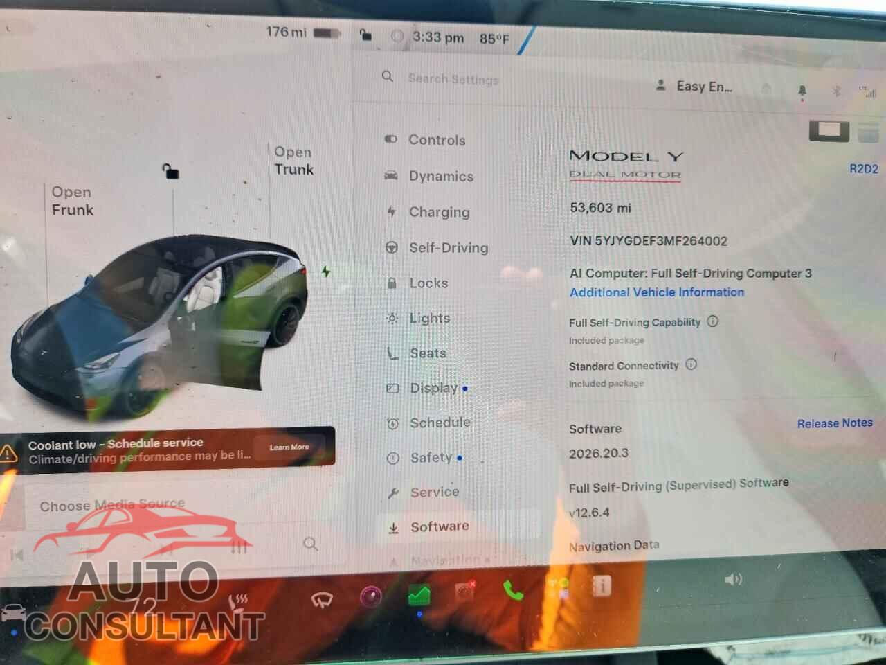 TESLA MODEL Y 2021 - 5YJYGDEF3MF264002