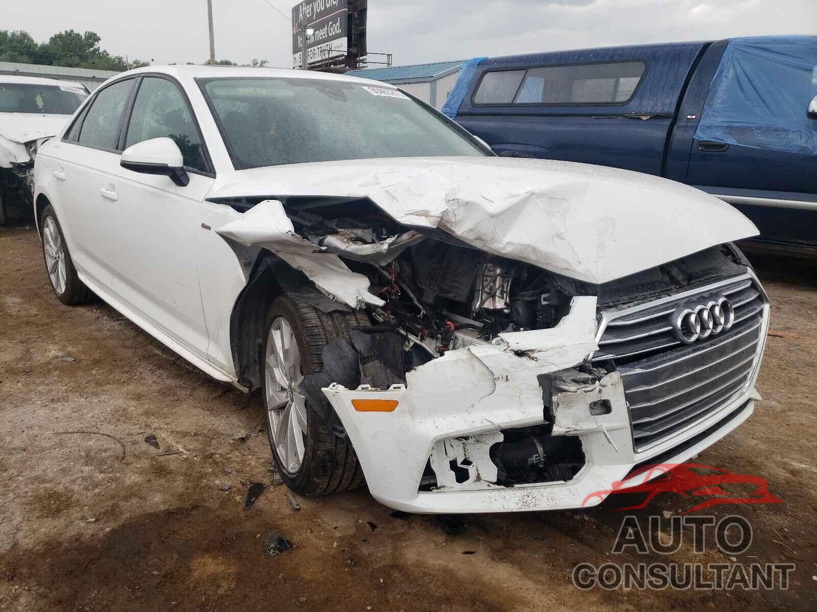 AUDI A4 2018 - WAUKMAF40JA229395