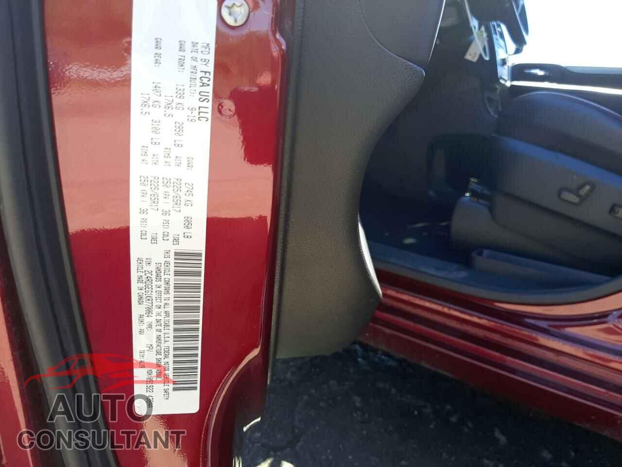 DODGE GRAND CARA 2019 - 2C4RDGEG1KR770064