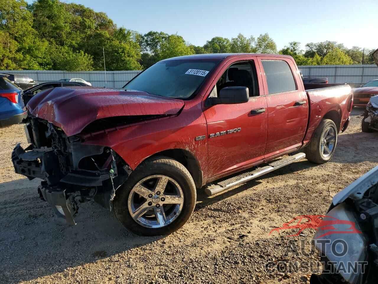 DODGE RAM 1500 2012 - 1C6RD6KT0CS159669