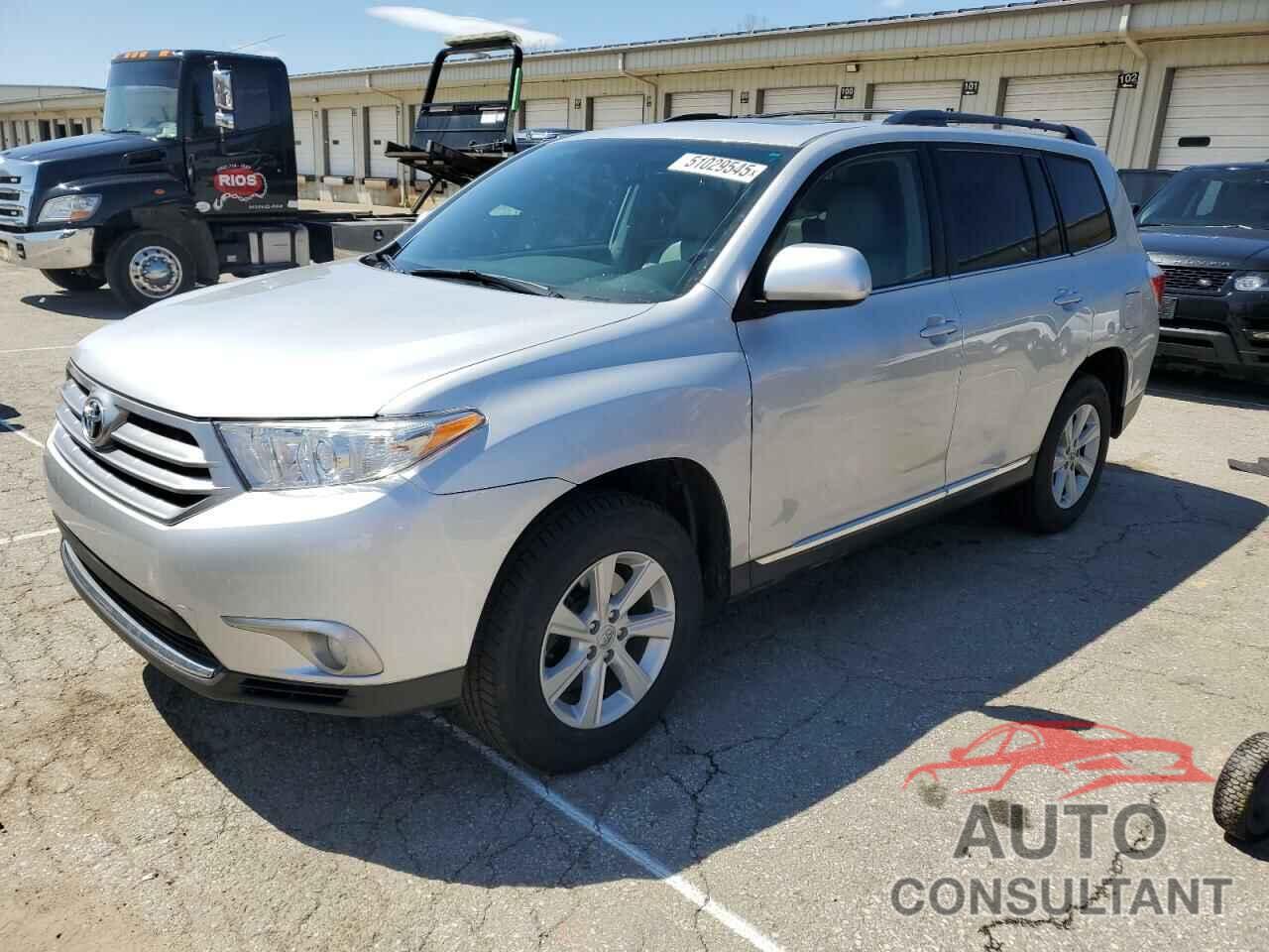 TOYOTA HIGHLANDER 2012 - 5TDBK3EH7CS168738