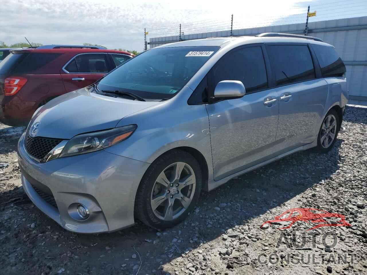 TOYOTA SIENNA 2017 - 5TDXZ3DC7HS880049