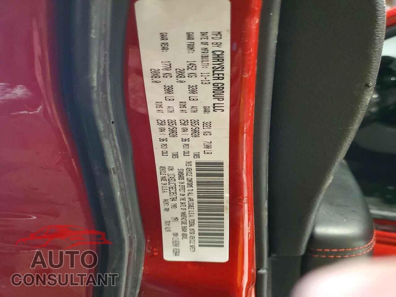DODGE DURANGO 2014 - 1C4SDJCT6EC351784